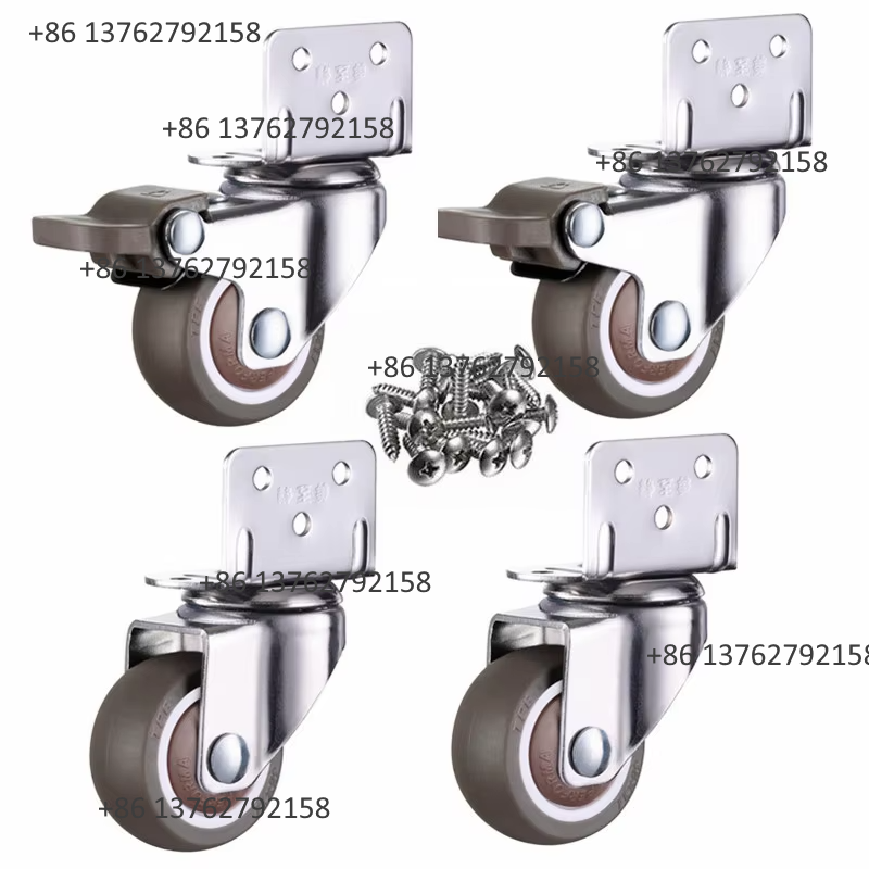 Furniture Hardware Replacement - 4 Pezzi di Ruote Girevoli Silenziose