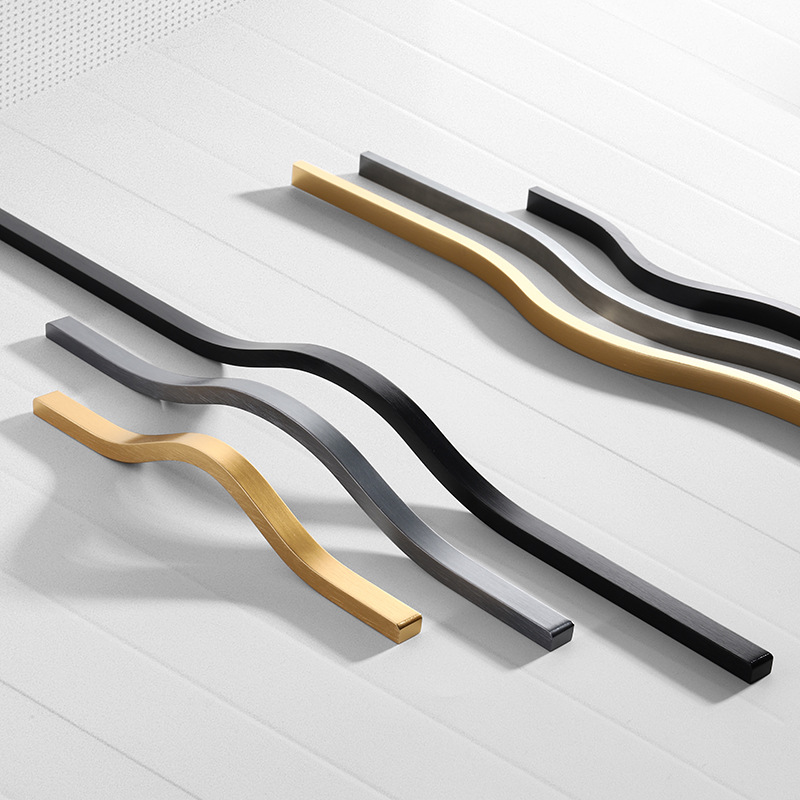 Furniture Hardware Gold - Maniglie per mobili in oro spazzolato