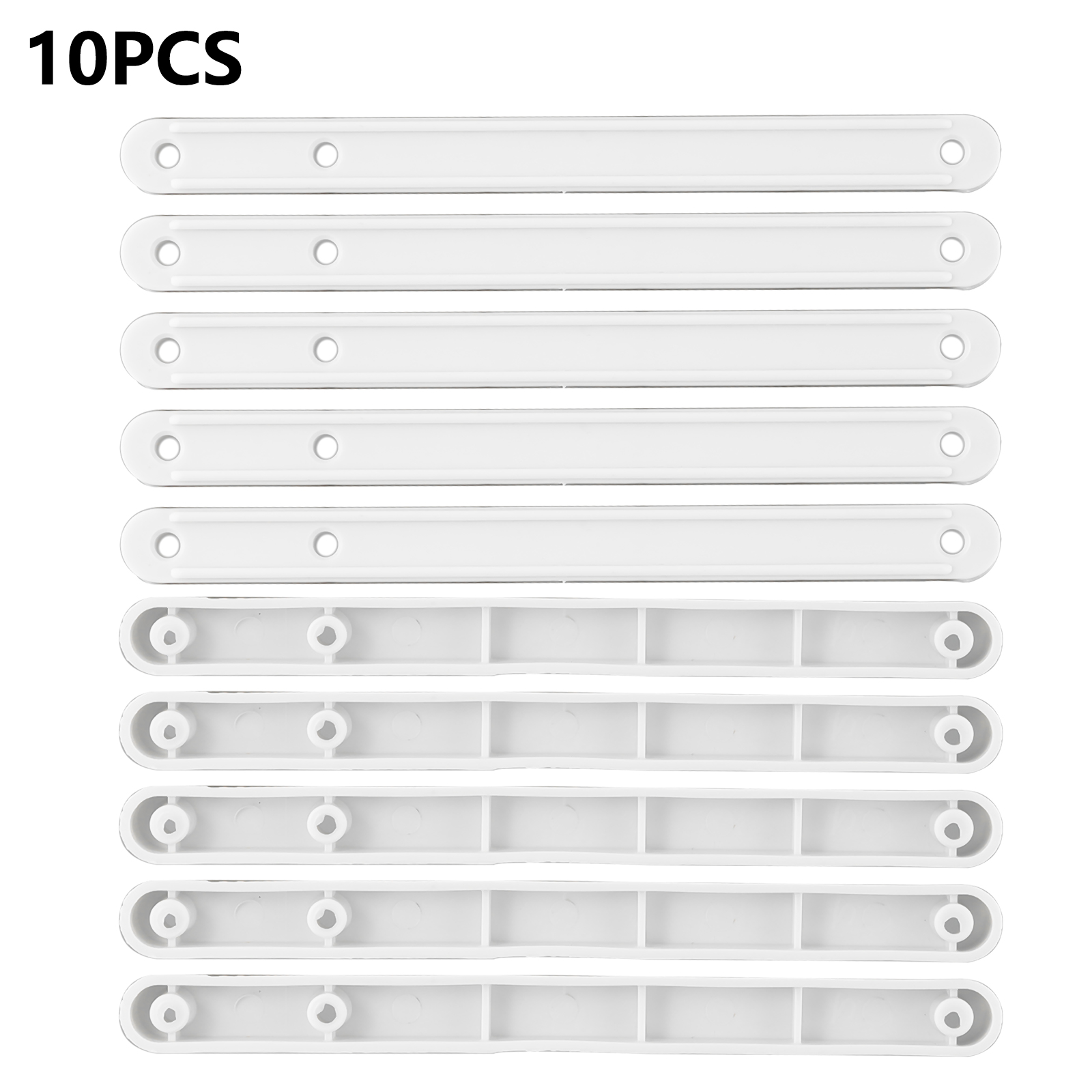 Furniture Hardware Replacement - 10 pz Drawer Rail In Plastica
