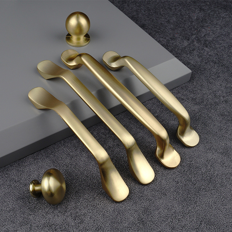 Drawer Pull Gold - Maniglie per Mobili Dorate in Alluminio,