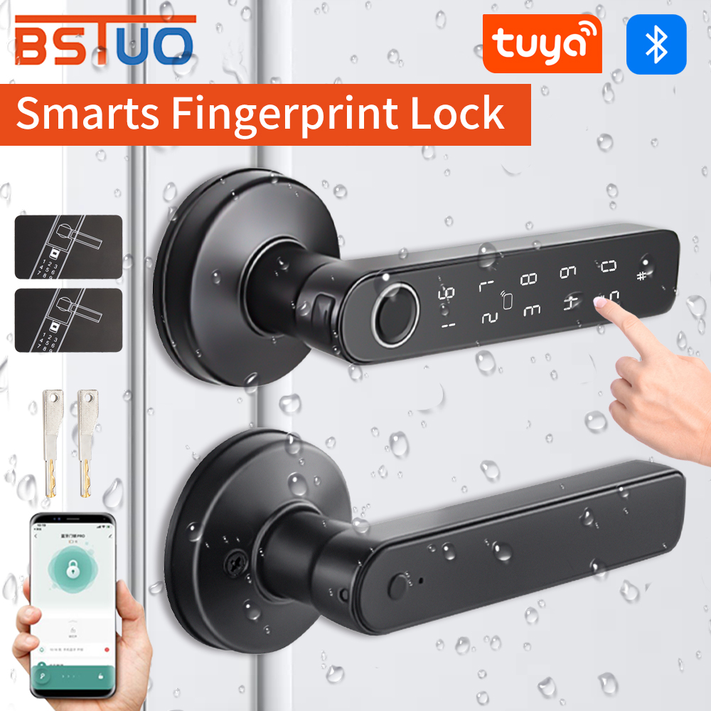 Door Handle Bar - Tuya Bluetooth Smart Door Lock, Blocco