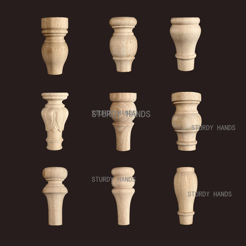 1 pz. Gambe Rotonde in Legno M - Furniture Hardware Replacement recensione e prezzo
