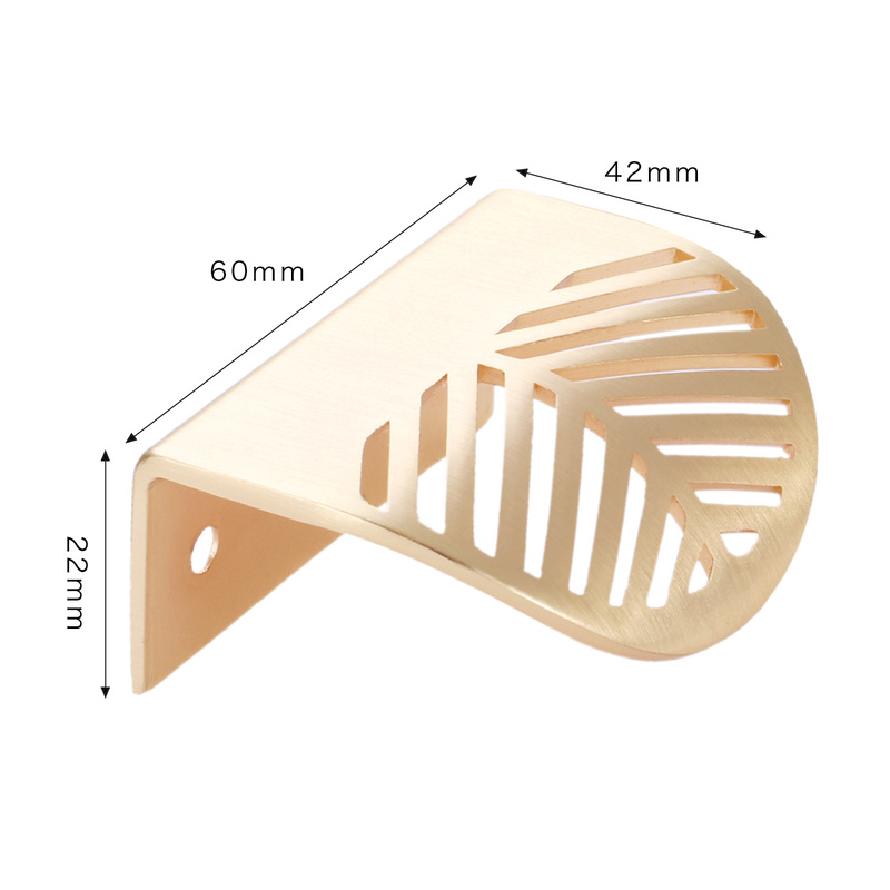 Maniglia a forma di foglia oro - Drawer Pull Gold recensione e prezzo