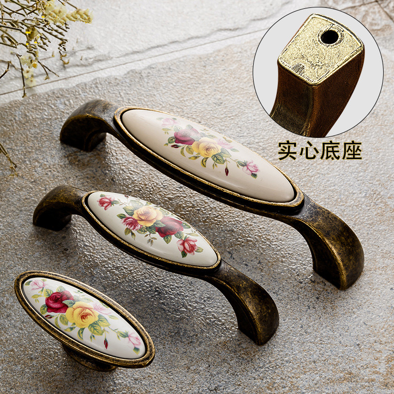 Maniglia in ceramica vintage M - Vintage Furniture Hardware Pulls recensione e prezzo