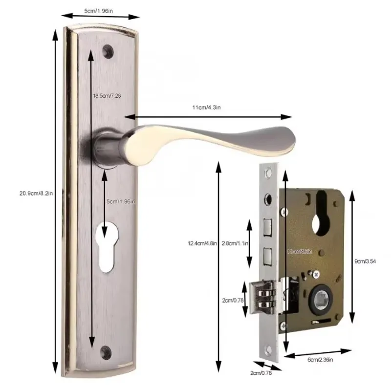 Serratura della maniglia della - Furniture Hardware Gold recensione e prezzo
