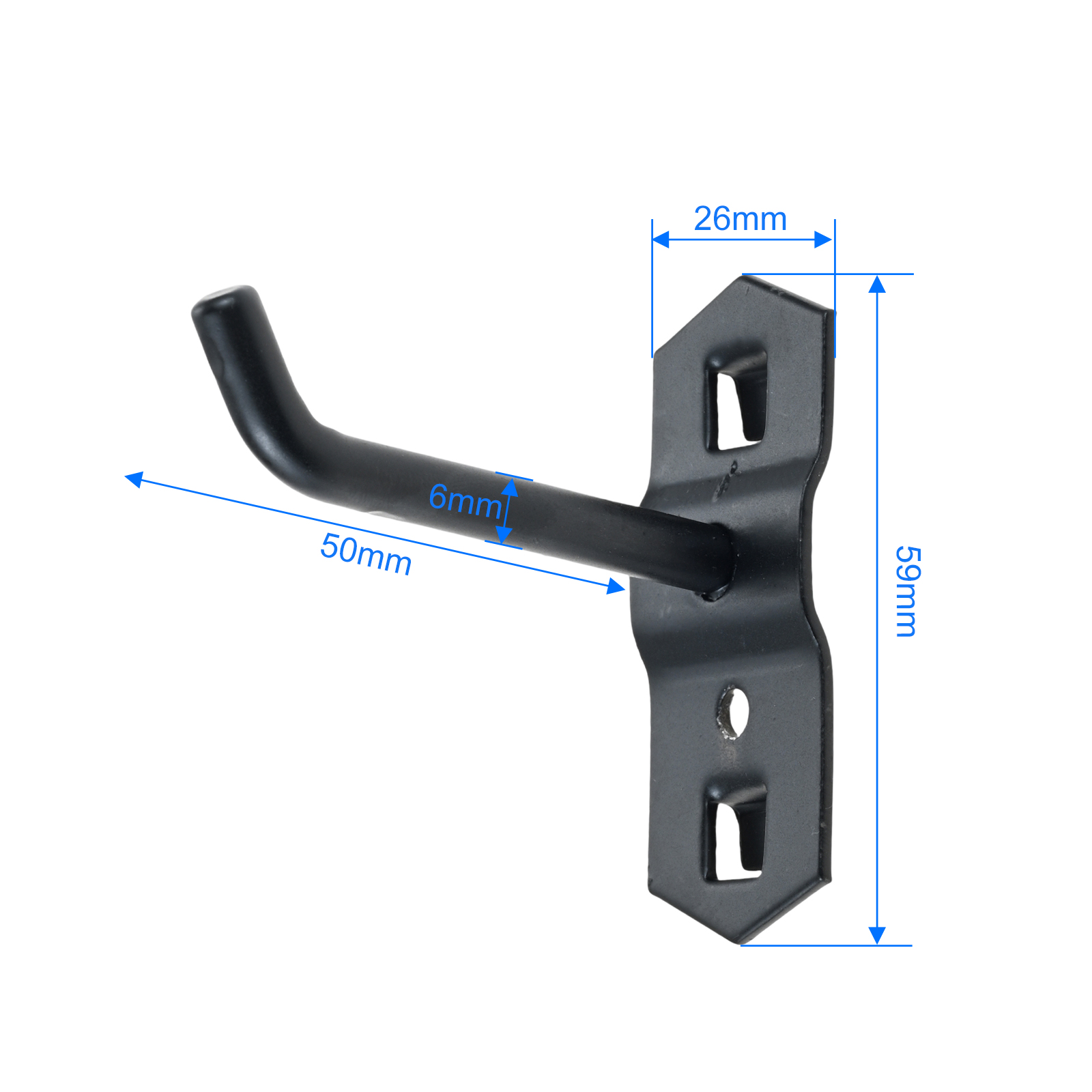 Set da 10 Ganci Neri da 50mm p - Furniture Hardware Fitting recensione e prezzo