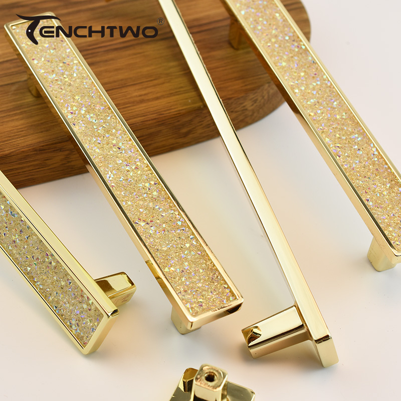 Maniglia per mobili in cristal - Furniture Hardware Gold recensione e prezzo