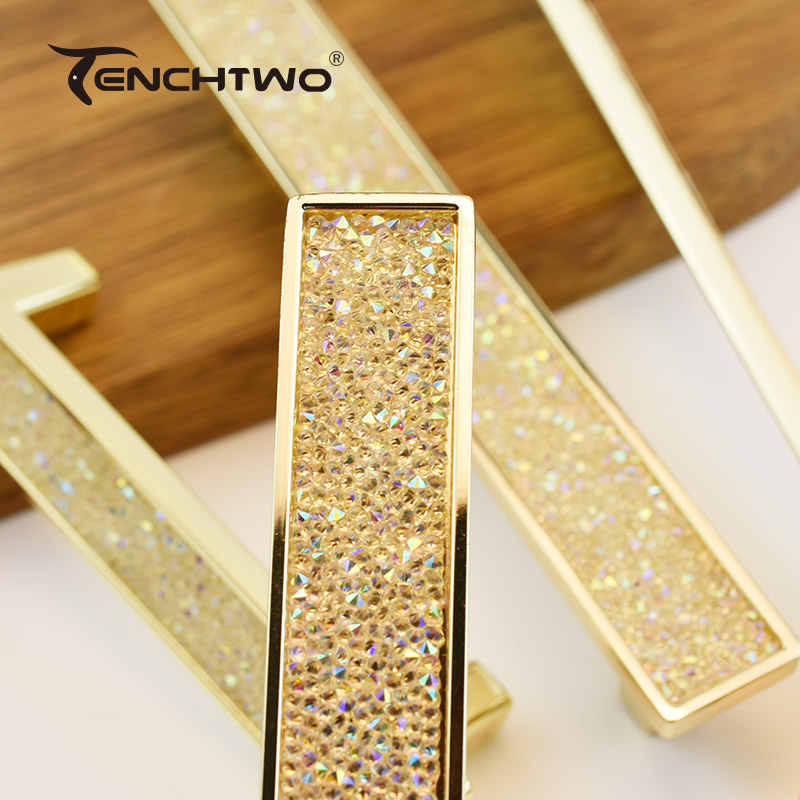 Maniglia per mobili in cristal - Furniture Hardware Gold recensione e prezzo