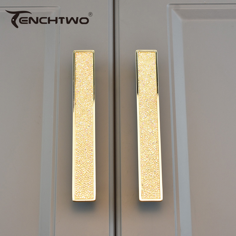 Maniglia per mobili in cristal - Furniture Hardware Gold recensione e prezzo