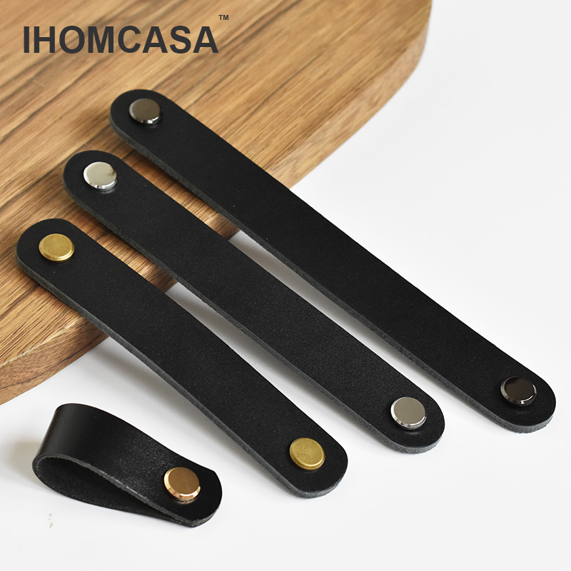 IHOMCASA Manopole in pelle ner - Restoration Hardware Furniture Used recensione e prezzo