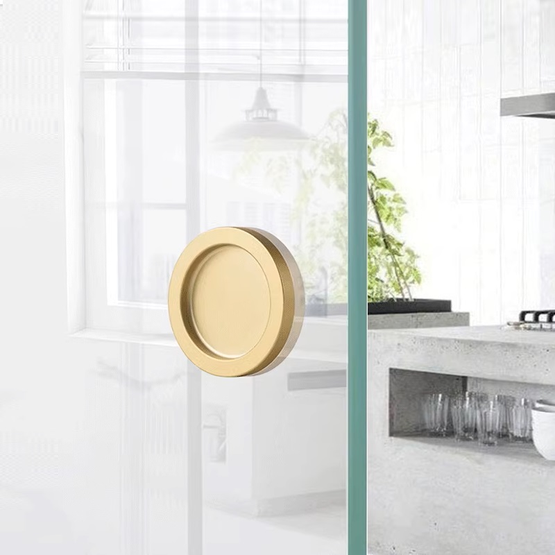 4 pezzi in alluminio rotondo a - Furniture Hardware Gold recensione e prezzo