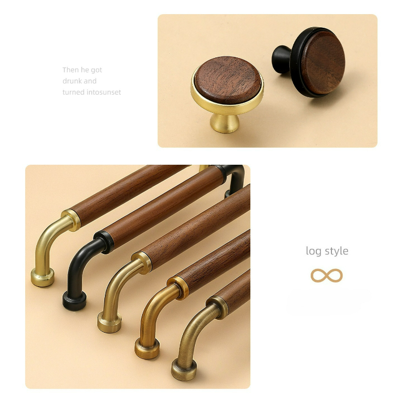 Maniglie in legno per cassetti - Vintage Furniture Hardware Pulls recensione e prezzo
