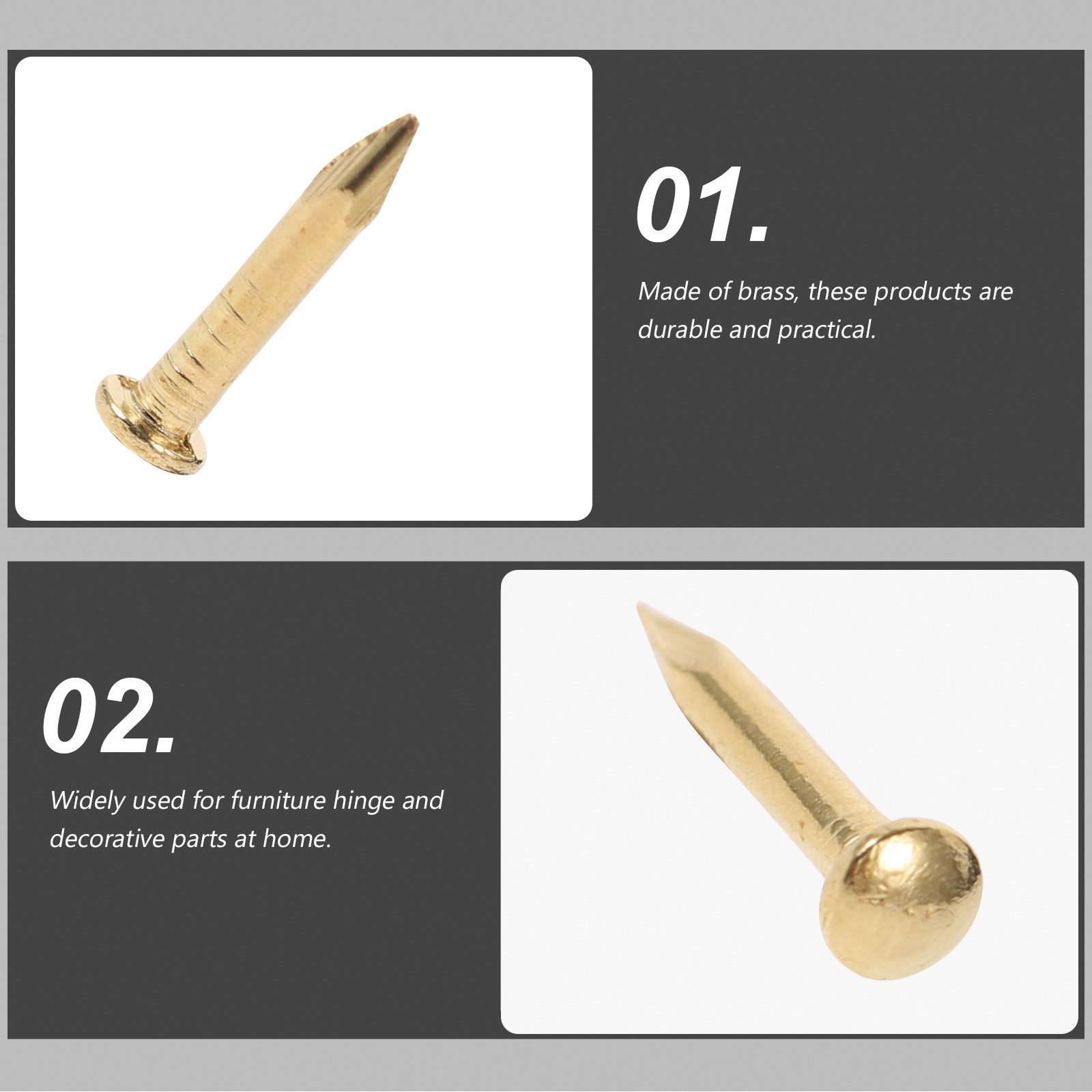 200 Pezzi Chiodi in Ottone a T - Furniture Upholstery Hardware recensione e prezzo