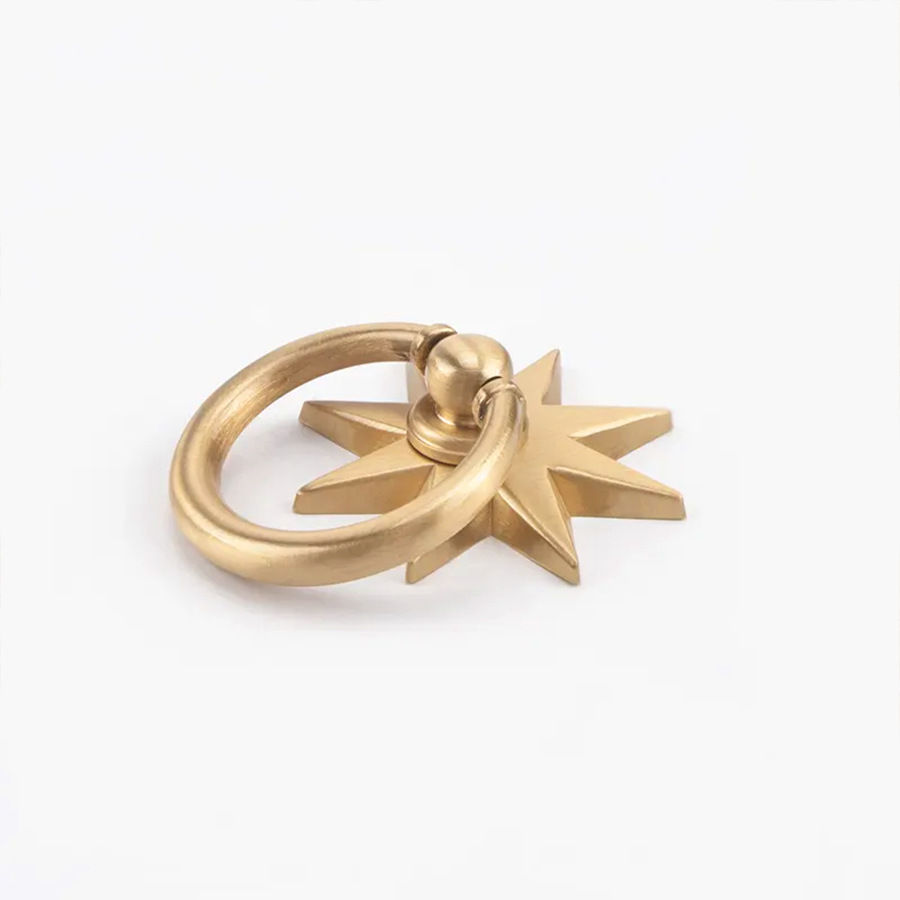 Maniglie a Stella in Ottone An - Drawer Pull Gold recensione e prezzo