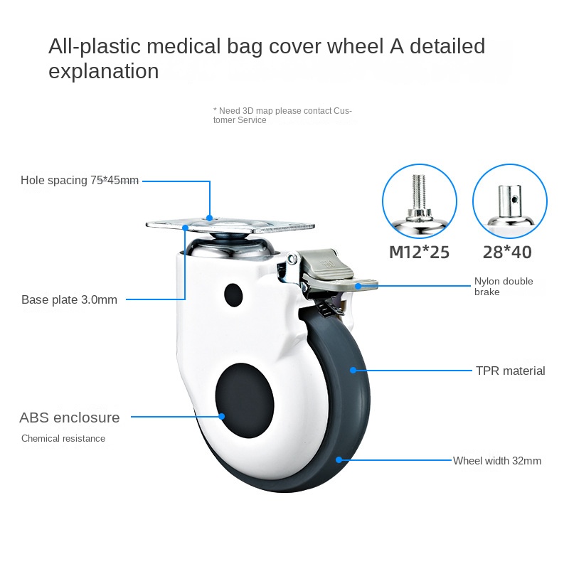 Ruota universale medica di alt - Furniture Quality Control recensione e prezzo