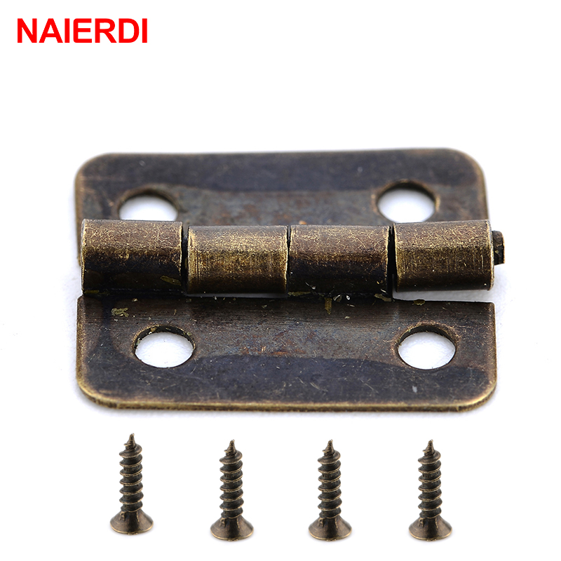 50PCS NAIERDI Antico Cerniera  - Furniture Hardware Gold recensione e prezzo